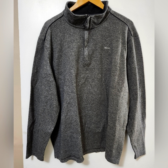 Calvin Klein 1/4 Zip-up Sweater XL - Picture 1 of 6